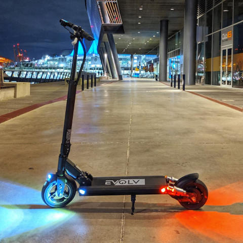 Evolv City with lights on